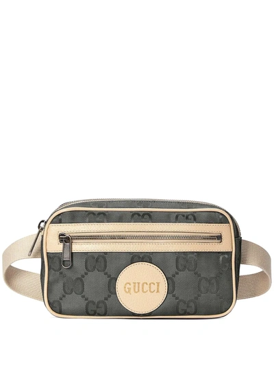 Shop Gucci Off The Grid Belt Bag In Grey