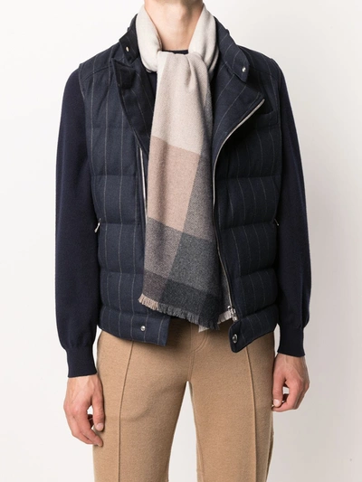 Shop Brunello Cucinelli Scarfs Grey