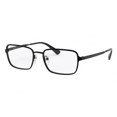 Shop Prada Unisex Black Square Eyeglass Frames Pr57xv1ab1o154
