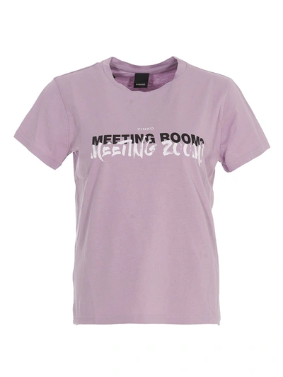 Shop Pinko Neutrale T-shirt In Pink