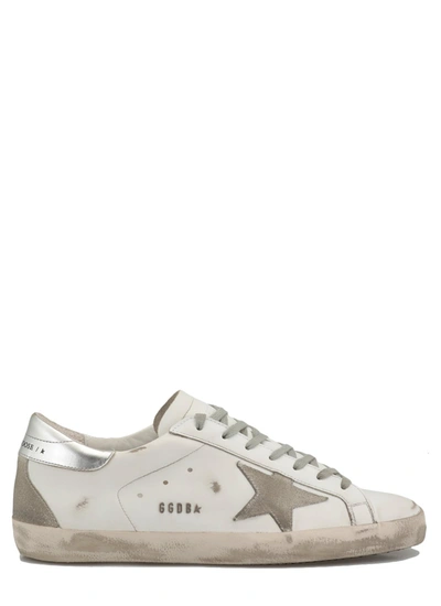 Shop Golden Goose Sneakers White In White/ice/silver