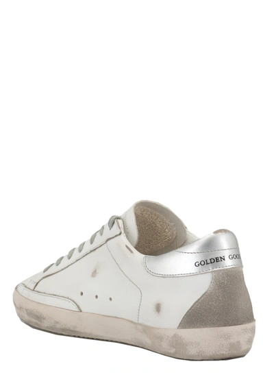 Shop Golden Goose Sneakers White In White/ice/silver