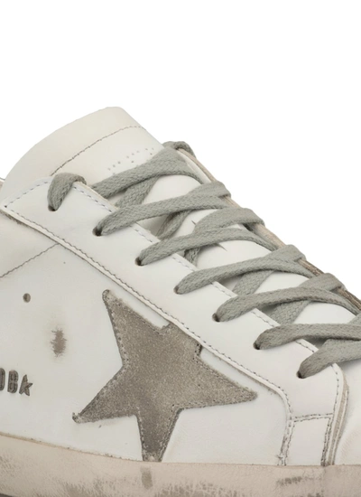 Shop Golden Goose Sneakers White In White/ice/silver