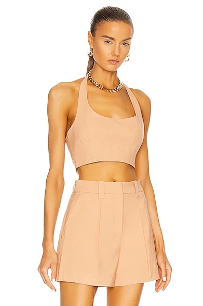 Shop A.l.c Regina Top In Rose Ash