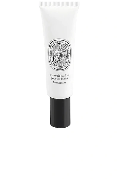 Shop Diptyque Eau Capitale Hand Cream In N,a