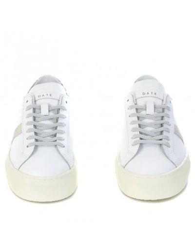 Shop D.a.t.e. Sneakers With Logo In White