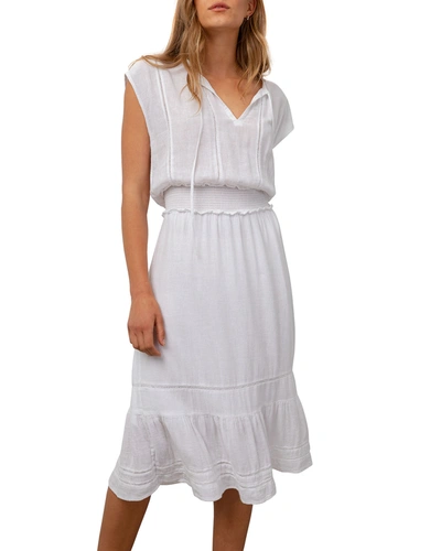 Shop Rails Ashlyn Smocked Dress In White