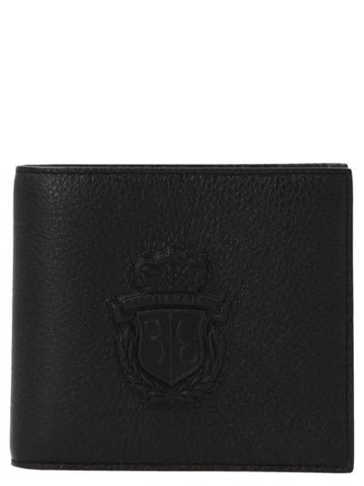 Shop Billionaire Couture Men's Black Leather Wallet