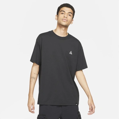 Shop Nike Acg Short-sleeve T-shirt In Black