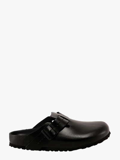 Shop Birkenstock X Rick Owens Boston In Black