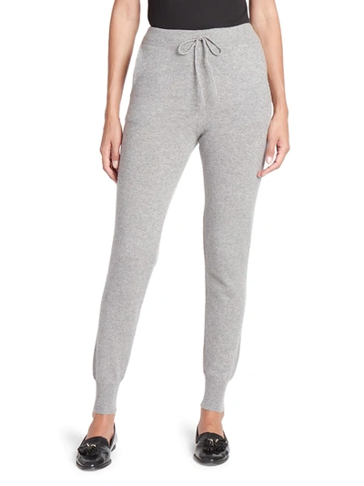 Shop Loulou Studio Maddalena Cashmere Joggers In Almond