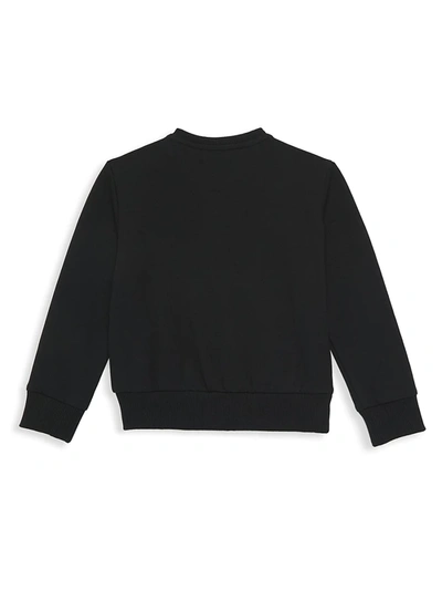 Shop Versace Baby's & Little Kid's Logo Sweatshirt In Black