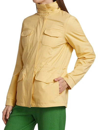 Shop Loro Piana Women's Traveller Windmate Jacket In Ginger