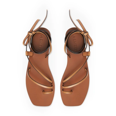 Shop A.emery Beau Sandals In Deep Tan
