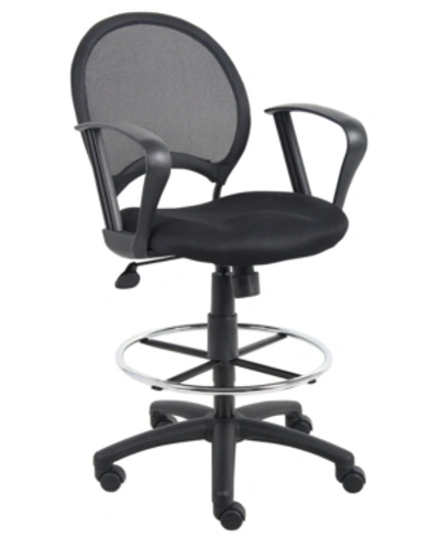 Shop Boss Office Products Mesh Drafting Stool With Loop Arms