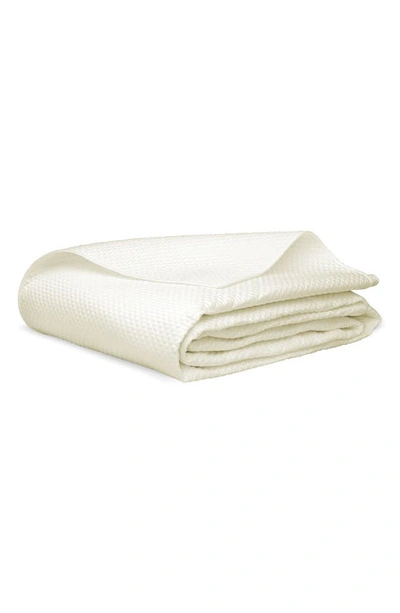 Shop Matouk Alba Quilt In Ivory