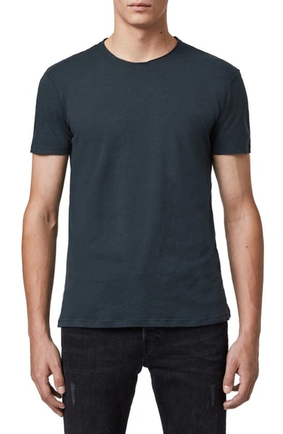Shop Allsaints Slim Fit Crewneck T-shirt In Ink Navy