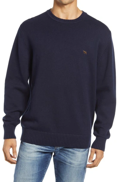 Rodd & Gunn Crewneck Sweater In Sapphire