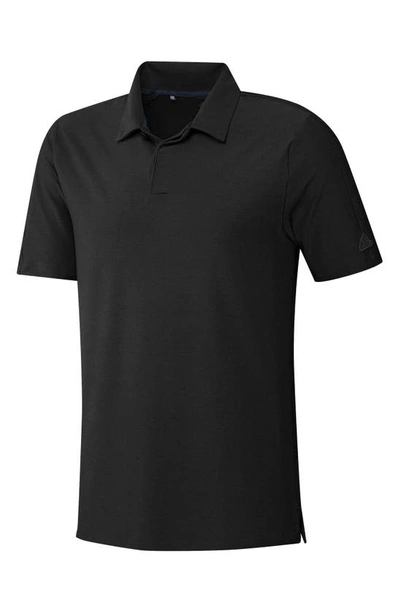 Shop Adidas Golf Go-to Hero Golf Polo In Black