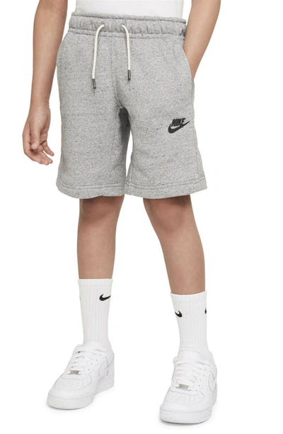 Shop Nike Sportswear Kids' Sweat Shorts In Black/ Dk Smoke Grey