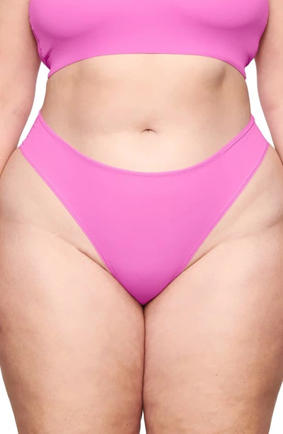 Shop Skims Fits Everybody Cheeky Briefs In Neon Orchid