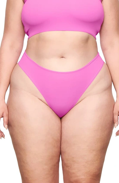 Shop Skims Fits Everybody Bandeau In Neon Orchid