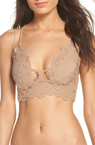 Shop Free People Intimately Fp Adella Longline Bralette In Nude