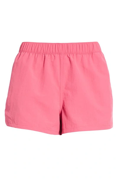 Shop Patagonia Barely Baggies Shorts In Reef Pink