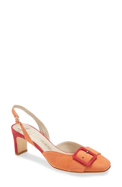 Shop Amalfi By Rangoni Selin Slingback Pump In Fiesta / Red Cashmere