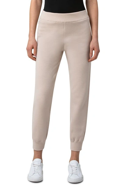 Shop Akris Punto Wool Joggers In Oat