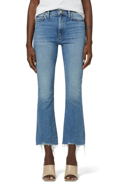 Shop Hudson Barbara High Waist Ripped Hem Crop Bootcut Jeans In Another Day