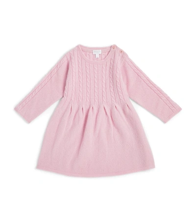 Shop Harrods Of London Cashmere Dress (0-18 Months) In Pink
