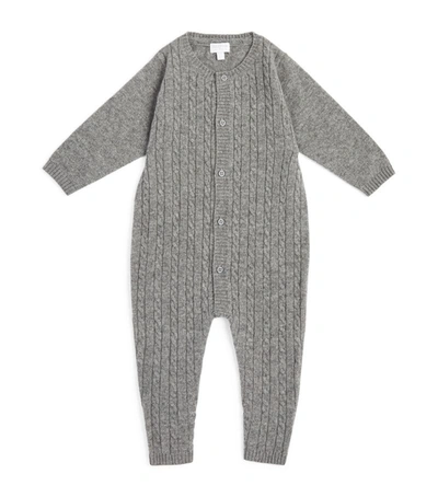 Shop Harrods Of London Cashmere All-in-one (0-18 Months) In Grey