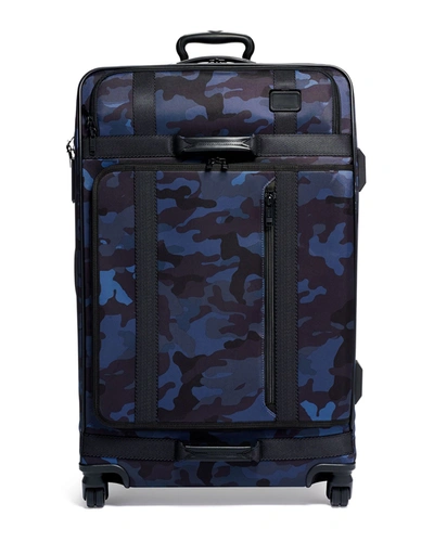 Shop Tumi Extended Trip Expandable 4-wheel Packing Case In Navy Camouflage