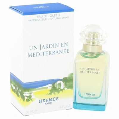 Pre-owned Hermes Un Jardin En Mediterranee By  Eau De Toilette Spray 1.7 oz