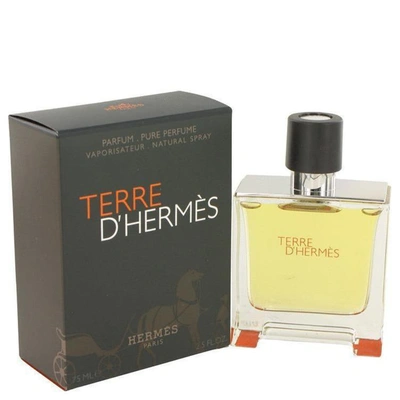 Shop Hermes Terre D' By  Pure Pefume Spray 2.5 oz