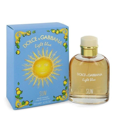 Shop Dolce & Gabbana Light Blue Sun By  Eau De Toilette Spray 4.2 oz