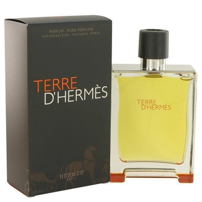 Pre-owned Hermes Terre D' By  Pure Perfume Spray 6.7 oz