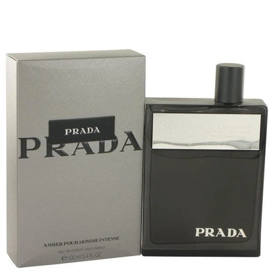 Shop Prada Amber Pour Homme Intense By  Eau De Parfum Spray 3.4 oz