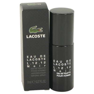 Shop Lacoste Eau De  L.12.12 Noir By  Mini Edt Spray .27 oz