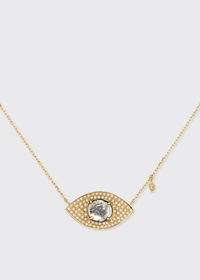 Shop Celine Daoust 14k Yellow Gold Diamond Slice Pendant Necklace