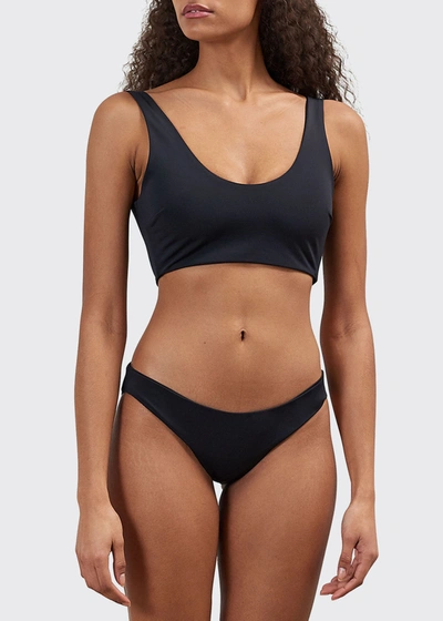 Shop Mara Hoffman Lira Bralette Bikini Top In Black