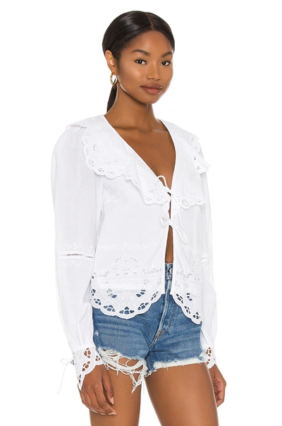 Shop Tularosa Colleen Top In White