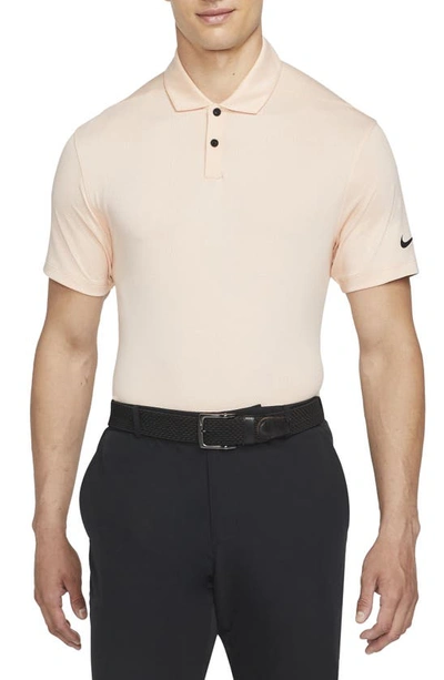 Shop Nike Dri-fit Vapor Golf Polo In Arctic Orange/ Black