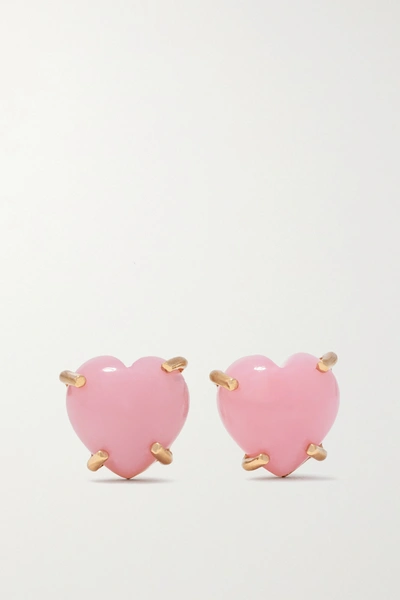 Irene Neuwirth Love 18-karat Rose Gold Opal Earrings In Rose Gold