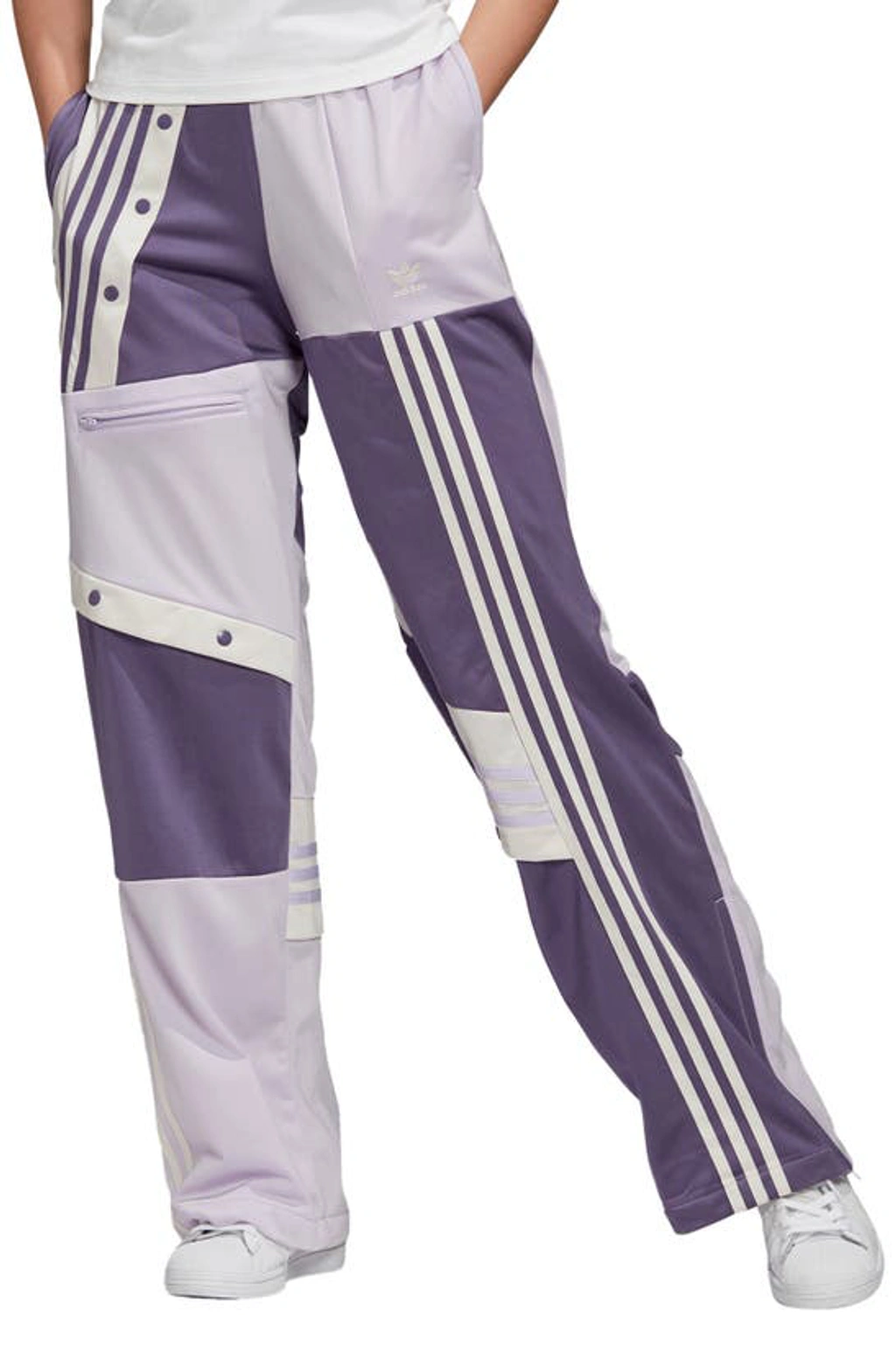 Adidas Originals Adidas By Danielle Cathari Adibreak Patchwork Track Pants In Purple ModeSens
