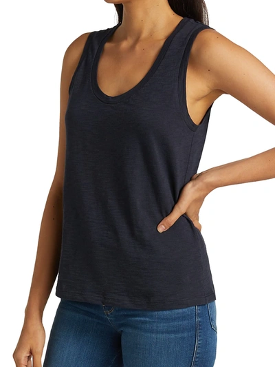 Shop Theory Scoopneck Easy Tank In Spring Navy