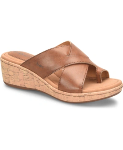 Shop B.o.c. Women's Summer Comfort Sandal In Dark Tan
