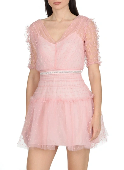 Shop Self-portrait Dresses Pink