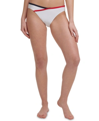 Tommy Hilfiger Cross front Bottoms Women s Swimsuit In White